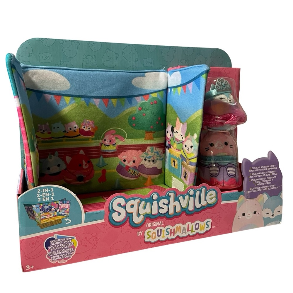 Squishville School Days Deluxe Play Scene – 2-in-1